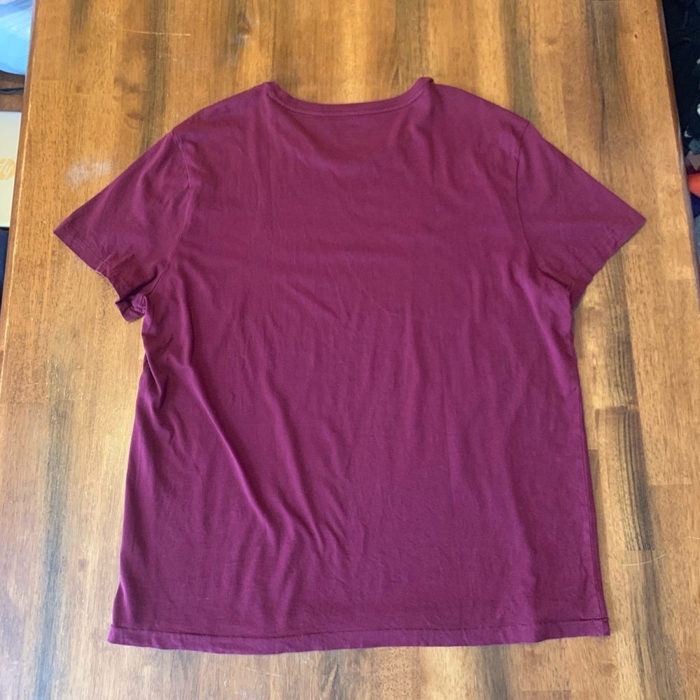 Polo by Ralph Lauren Shirt XL Burgundy Short Sleeve Soft Casual Preppy - Picture 6 of 7